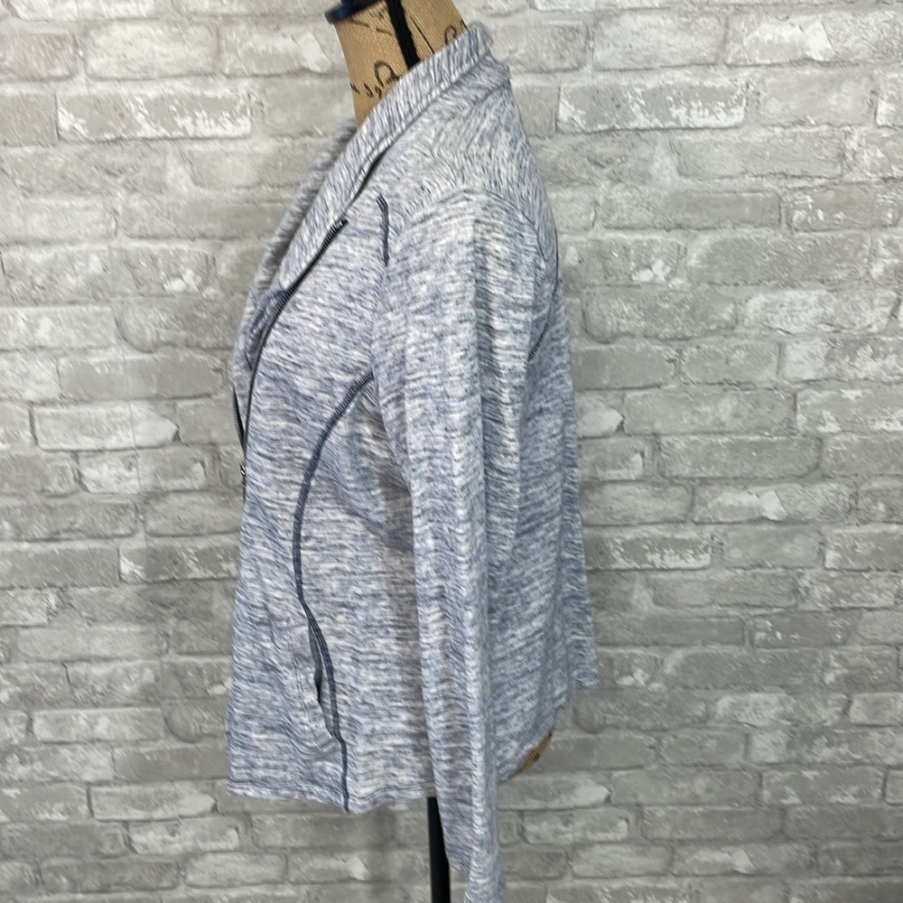 Chico’s Seamed Spacedye Jacket - Picture 4 of 8